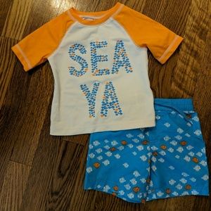 Baby boy swim set